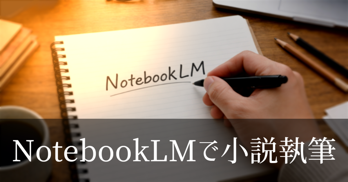 NotebookLMで小説執筆