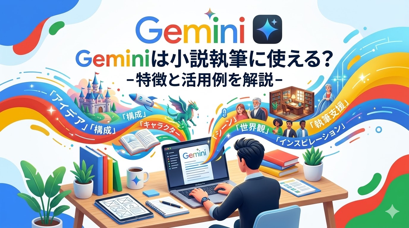 Geminiは小説執筆に使える？