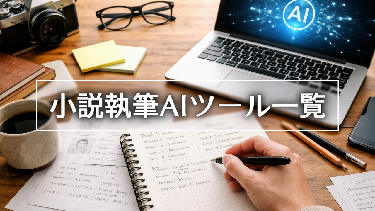 小説執筆AIツール一覧